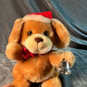VTG Musical Santa Dog